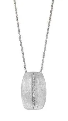 Effy Sterling Silver Diamond Pendant Necklace