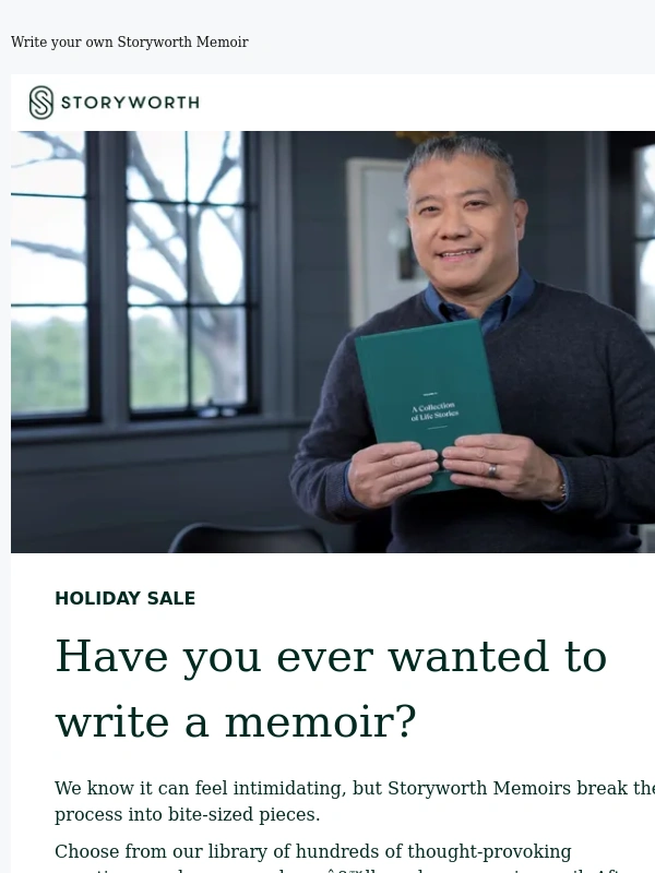 Story Worth - Resolve to tell your story