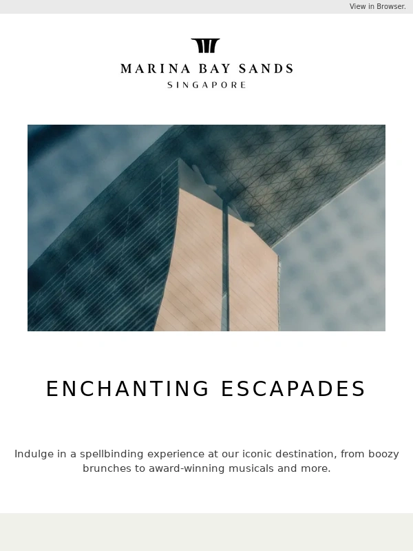 Marina Bay Sands - Enchanting Escapades