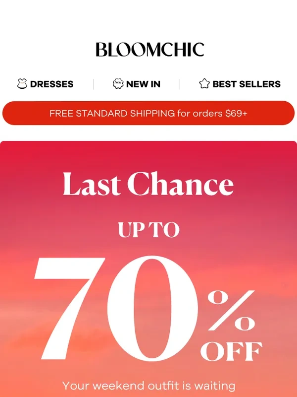 BloomChic - Weekend Outfits Up to 70% Off