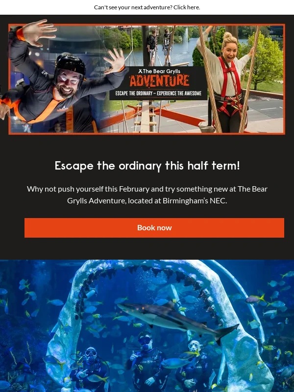 Bear Grylls Adventure - Challenge yourself this Easter