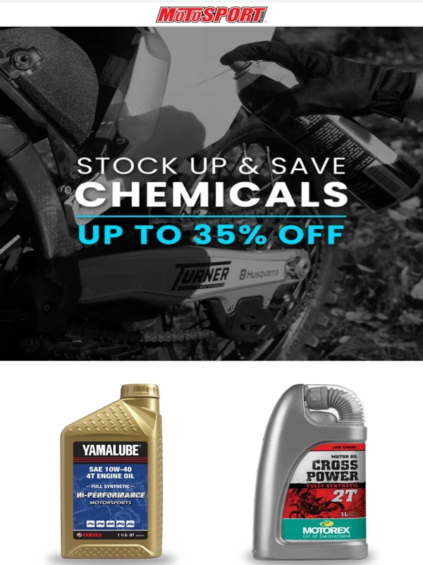 MotoSport - Stock Up and Save | Up to 35% Off