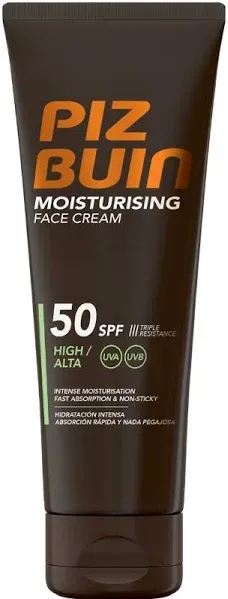 Piz Buin Moisturising Face Cream SPF50
