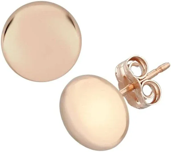 Bloomingdale's Fine Collection 14K Rose Gold Flat Ball Stud Earrings