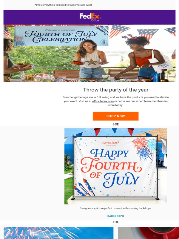 FedEx Office - Elevate your party with products from FedEx Office