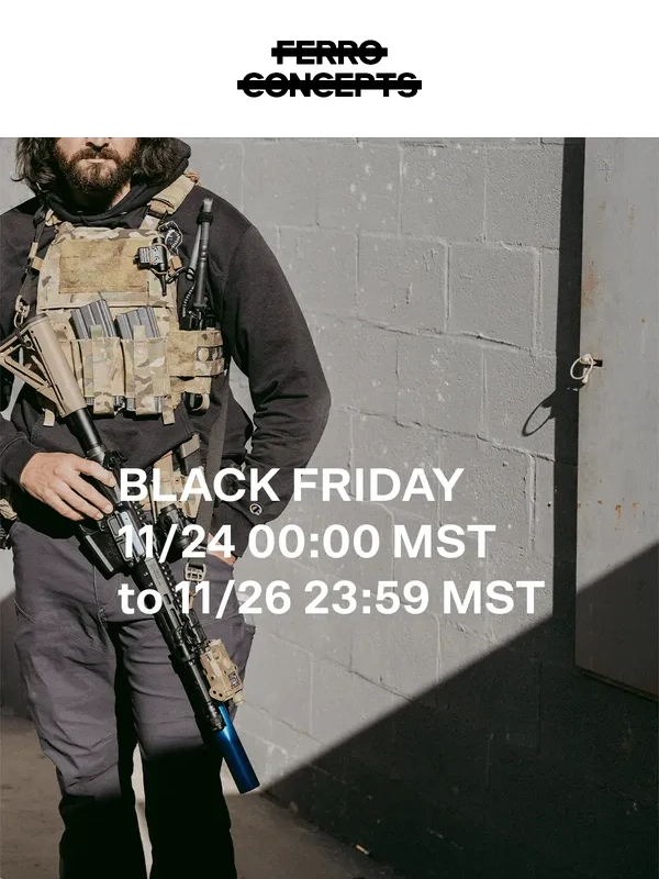 FERRO CONCEPTS - STANDARD ISSUE - BLACK FRIDAY SALE