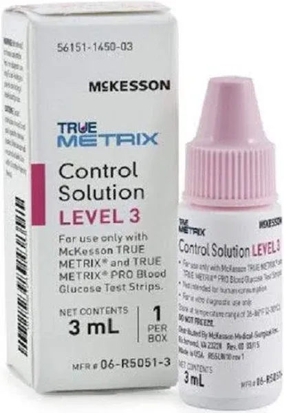 McKesson TRUE METRIX Glucose Control Solution Level 3