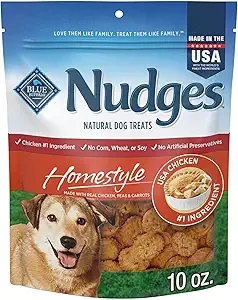 [S&S] $5.55*: 10-Oz Blue Buffalo Nudges Homestyle Natural Dog Treats (Chicken) at Amazon