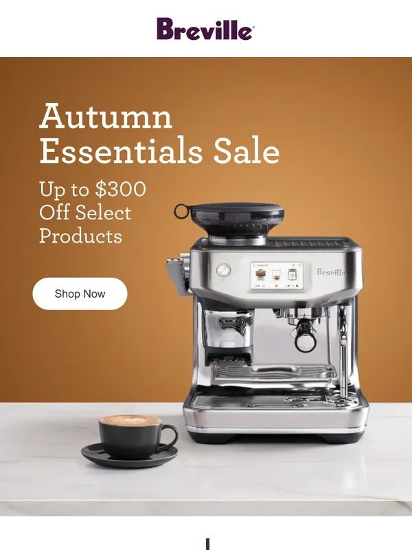 Breville - Autumn Essentials Sale