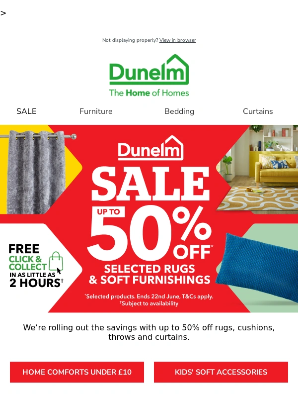 Dunelm - Amp up the comfort (without the cost)