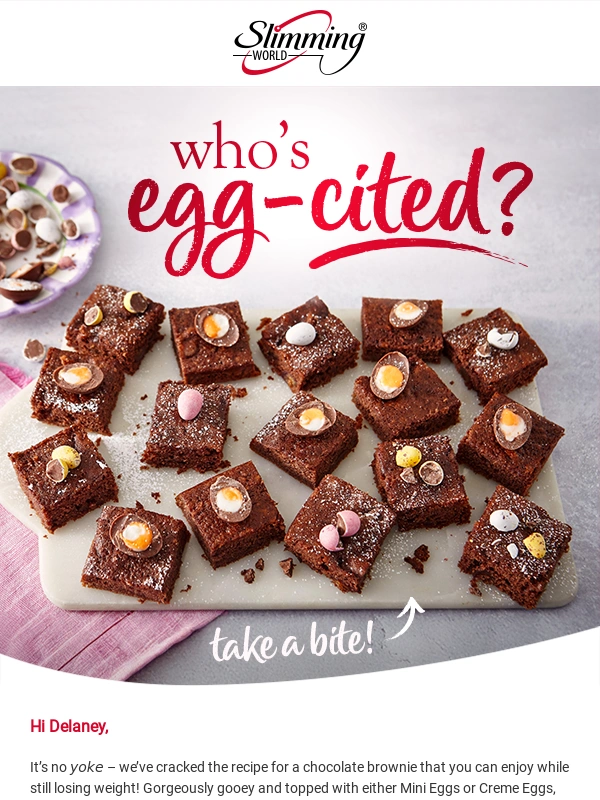 Slimming World - Try our new Easter egg brownies ???