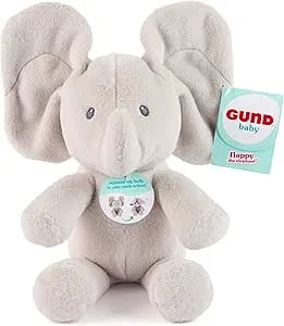 Gund Baby Peek-a-Boo Flappy Elephant Plush