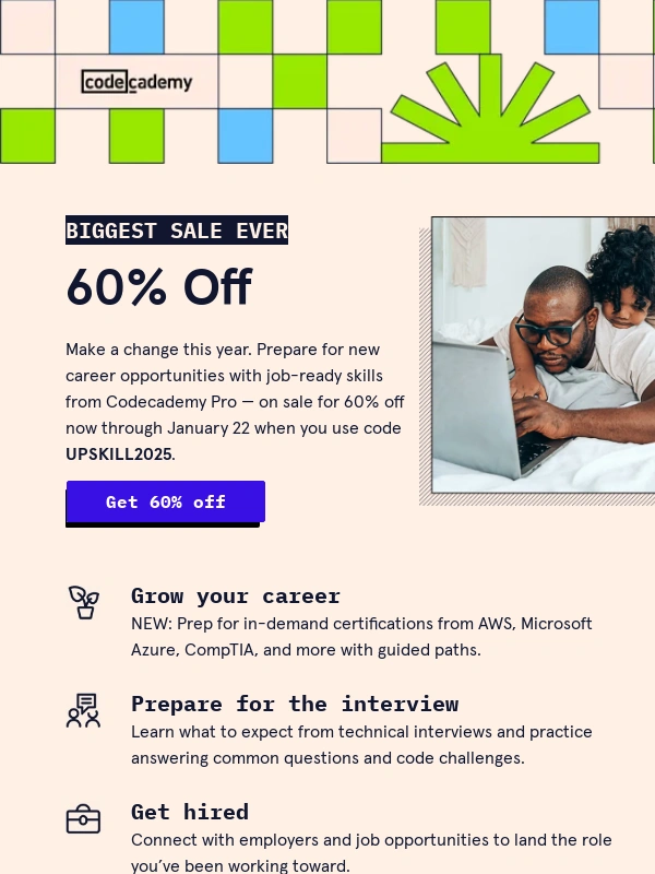 Codecademy - ? Don’t miss our biggest sale ever — 60% off