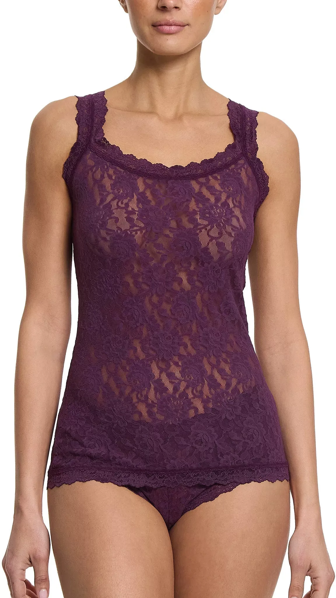 Hanky Panky Women's Signature Lace Classic Cami - Stone Fruit Purple, S