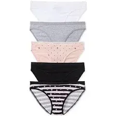 5-Pack Stretch Cotton Bikini Panties