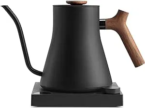 Fellow - Stagg EKG Pro Electric Gooseneck Kettle, 0.9 Liter, Matte Black with Walnut Wood Handle