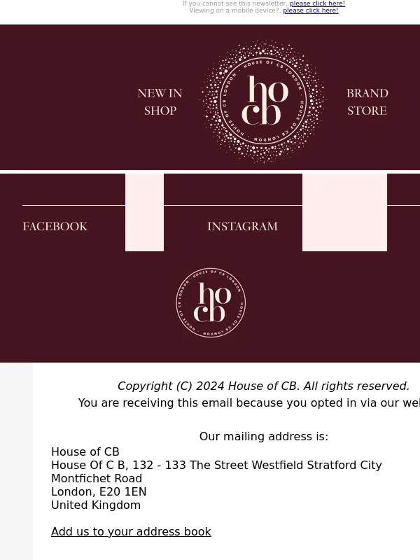 House of CB - Split the bill - 3 items for $240!
