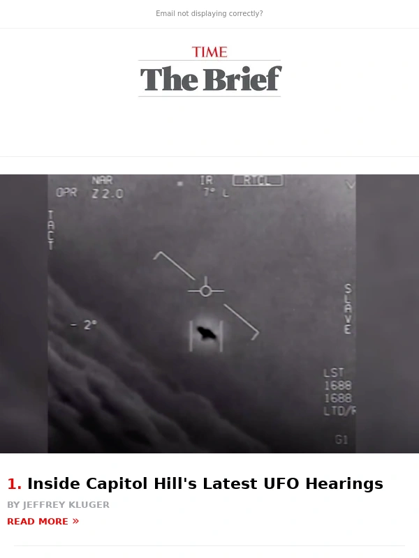 Brad's Deals - Inside Capitol Hill's latest UFO hearings