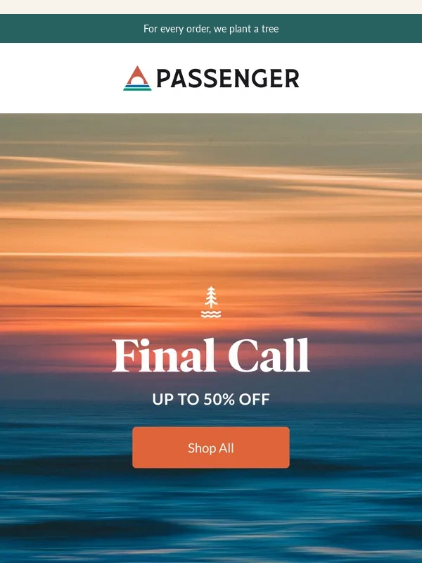 Passenger Clothing - Sale Final Call