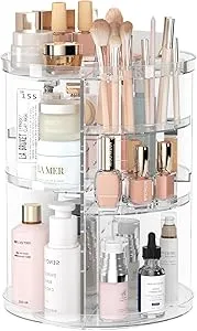 Jiavarry  Rotating Makeup Organizer