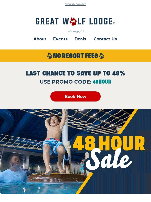 Great Wolf Lodge - 48 Hour Sale – EXTENDED! ?