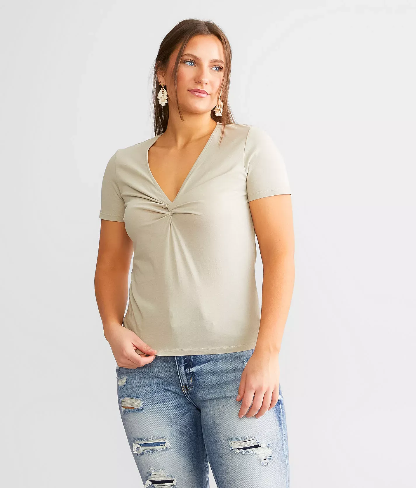 Z Supply Talia Twist Top  - female - Size: Extra Small