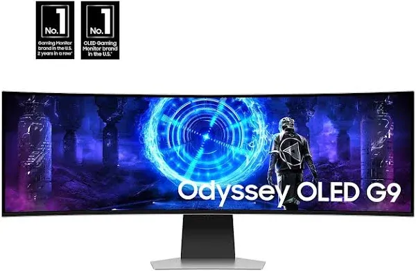 Samsung EDU/EPP: 49" Odyssey QD-OLED G9 Dual QHD 240Hz Curved Gaming Monitor + 27" Odyssey G55C QHD 165Hz Monitor $1053 + Free Shipping