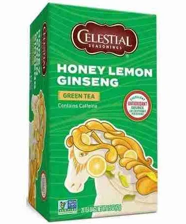 Celestial Seasonings Green Tea Honey Lemon Ginseng