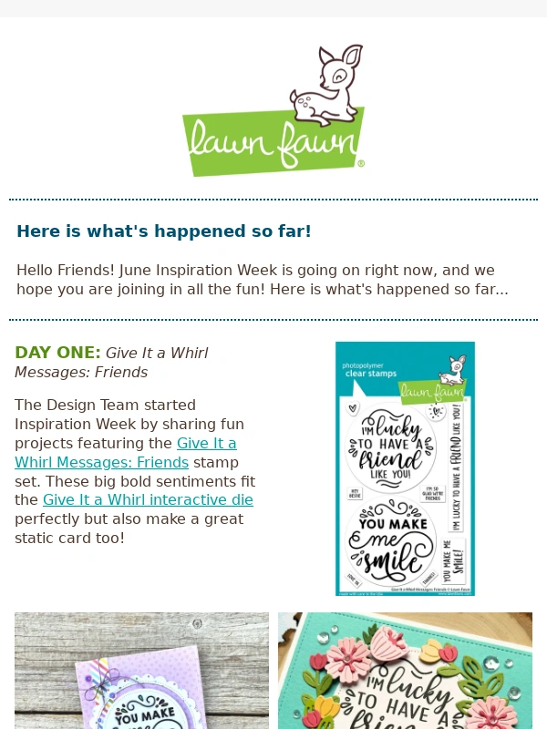Lawn Fawn - June Inspiration Week Round-Up