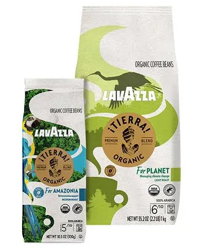Lavazza Tierra! Whole Bean Bundle