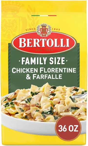Bertolli Family Size Chicken Florentine & Farfalle Frozen Meal