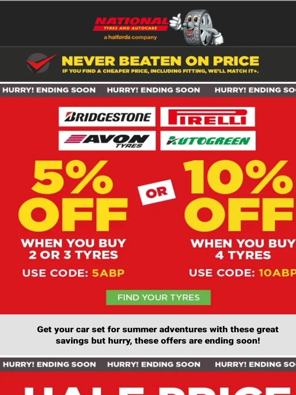 National Tyres - Get Your Car Set For Summer with National!