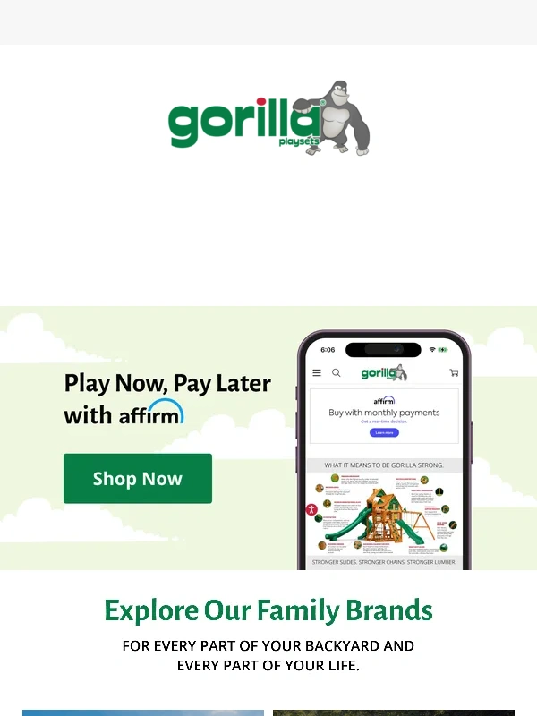 Gorilla Playsets - Save Up to $650