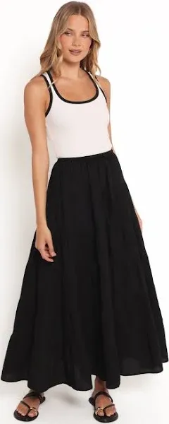 Petal & Pup Women's Archy Tiered Maxi Skirt