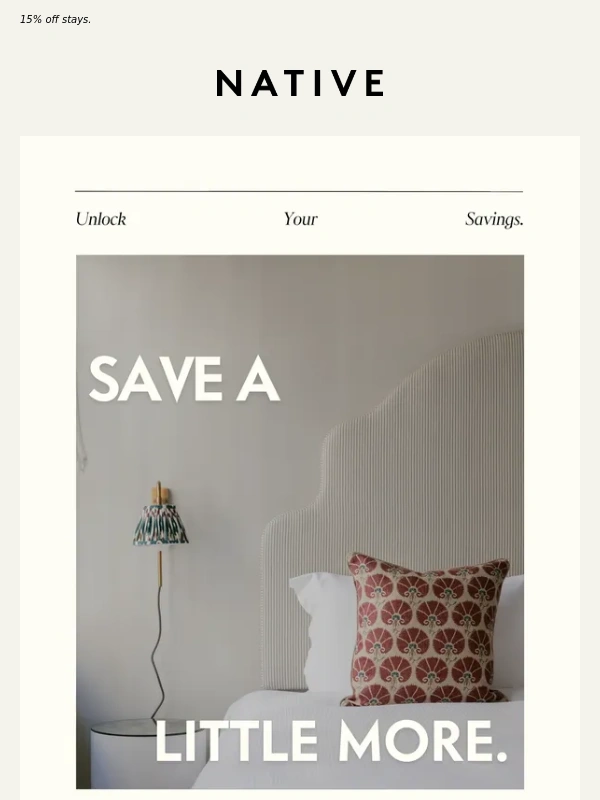 Native - New year,new adventures - 15% off your next stay at Native ApartHotels