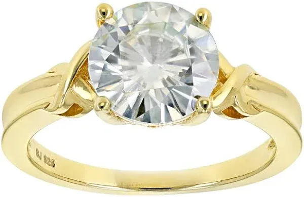 14K Yellow Gold Moissanite Ring (3.60ct)