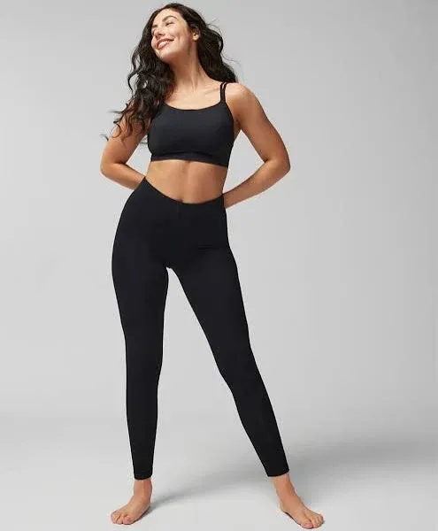 Women's Essential Leggings in Gray size Medium   Soma - Women - Heather Quartz - Medium