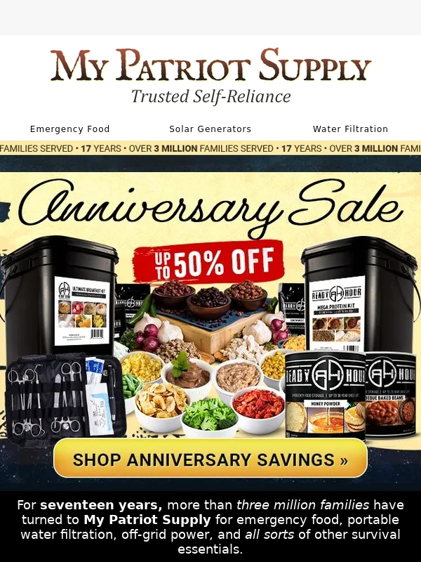 My Patriot Supply - NEW Deals Just Dropped!