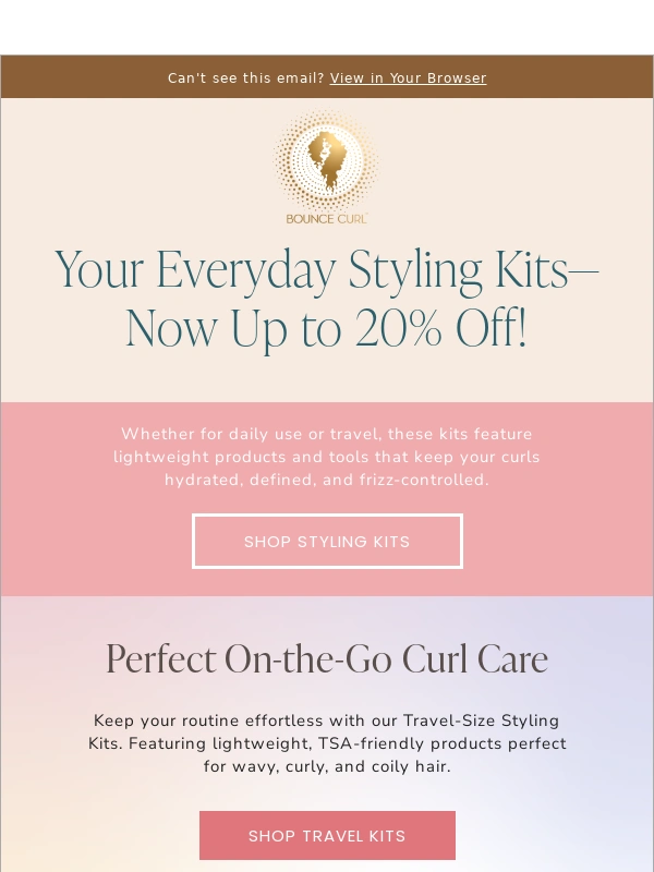 Bounce Curl - Up to 20% Off Curl Kits for Any Occasion! ?