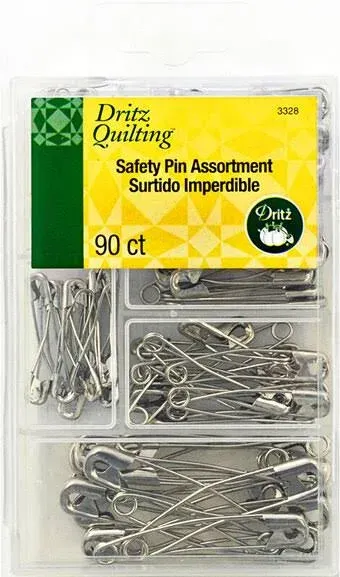 Dritz Quilting Curved Safety Pin Assortment