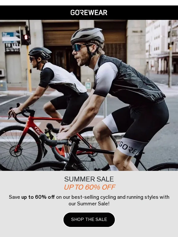 Gore Wear - Big Deals,Hot Days – Up to 60% Off