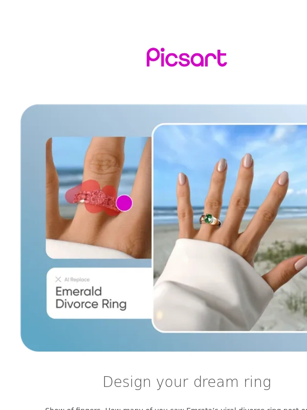 PicsArt - Divorce rings are a thing ?