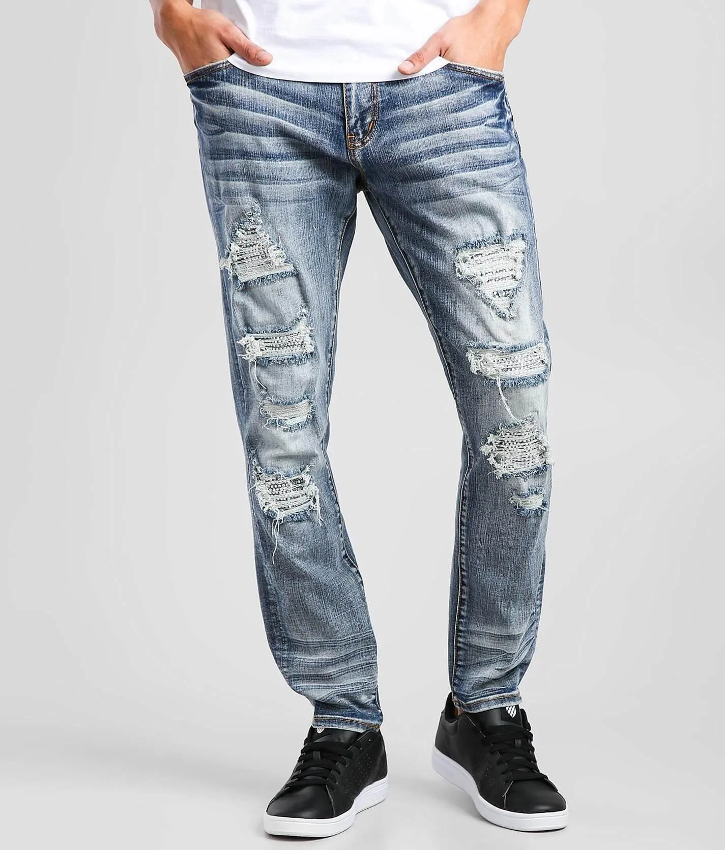 DOPE Wolf Taper Stretch Jean  - male - Size: 31x32;Regular;Long;Short