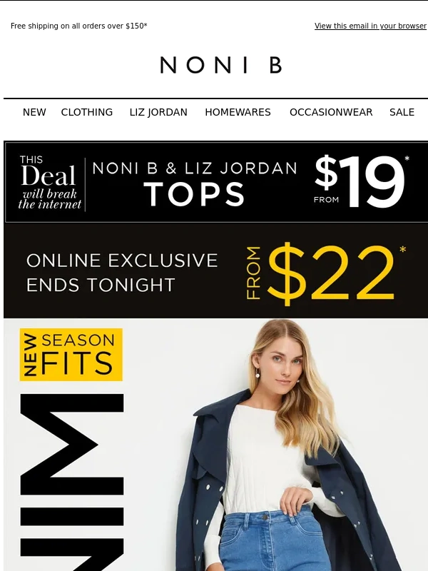 NONI B - Confession: We're CRUSHING On $22* Jeans
