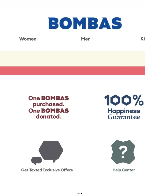 Bombas - Your Bombas Welcome Gift: 20% Off