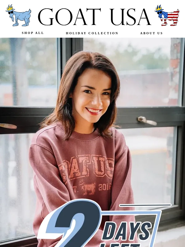 GOAT USA - Act Fast: Time's Running Out⏳