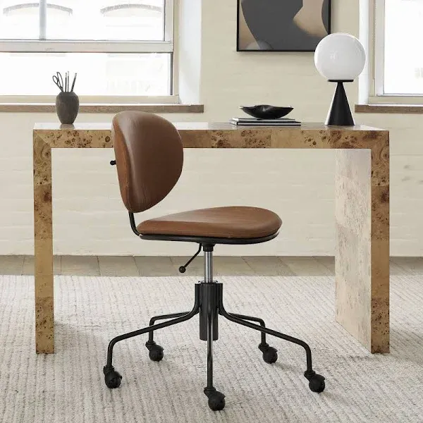 West Elm Flynn Leather Office Chair