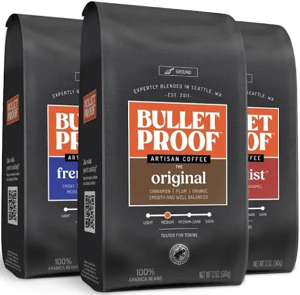 Bulletproof Ground Coffee Variety Pack