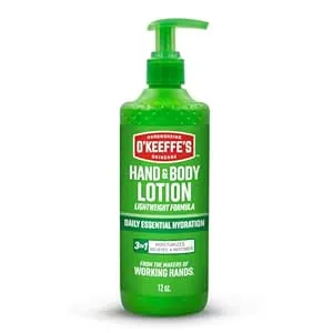O'Keeffe's - Hand and Body Lotion, 12 oz Pump (1 Pack), Heals & Relieves Extremely Dry Skin