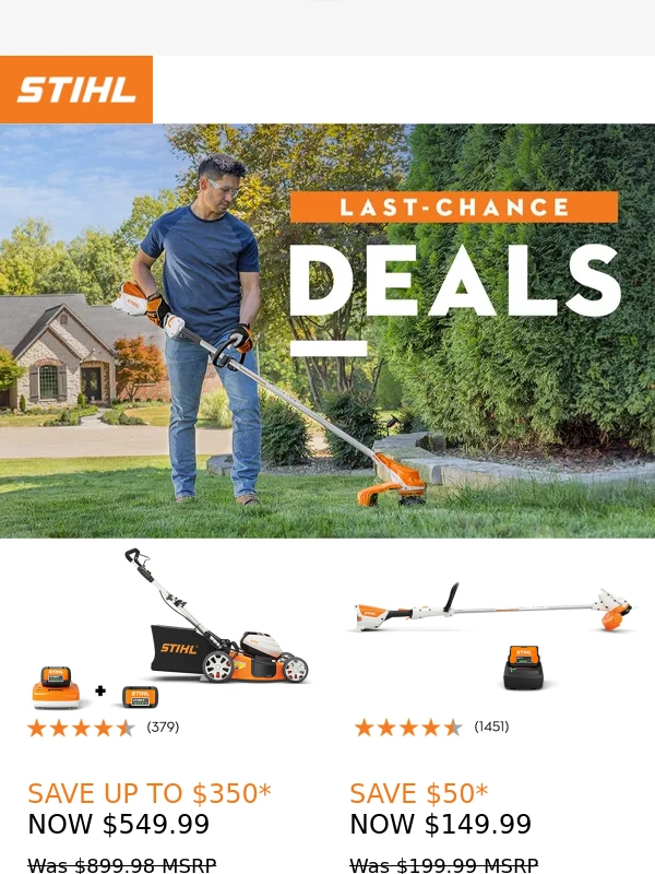 Stihl Leaf Blower - We're cutting these deals soon ⏰